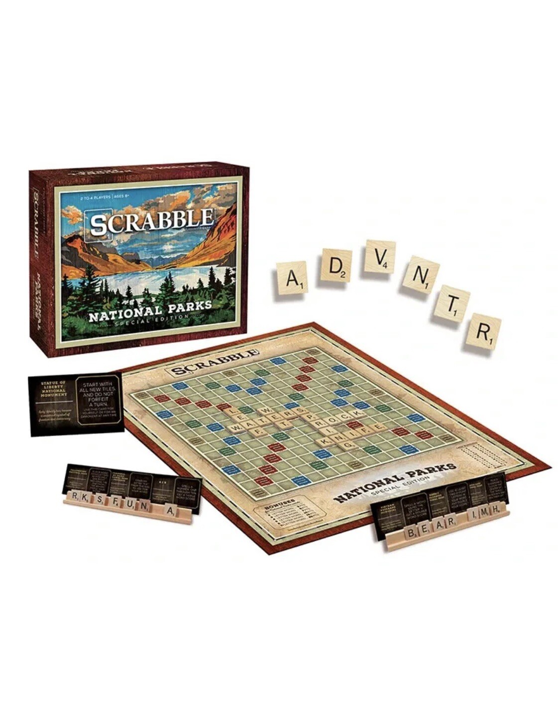 National Parks SCRABBLE® Age 8+ 2-6 players 60+ minutes