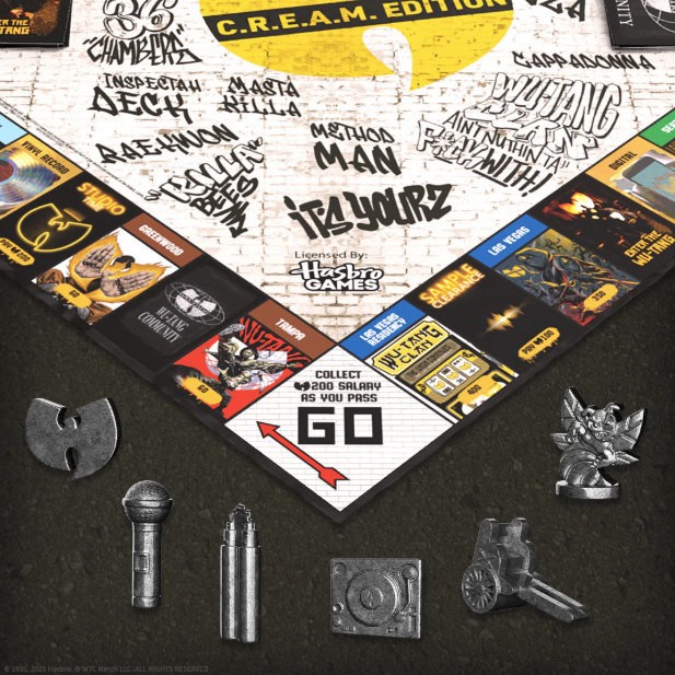 Wu Tang Clan MONOPOLY Board Game Cream (C.R.E.A.M. Edition) New Sealed
