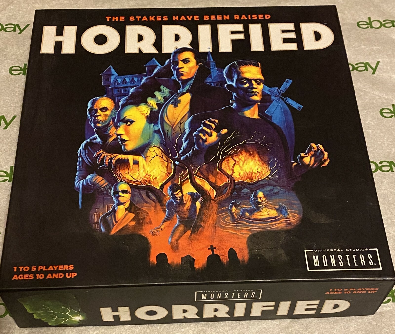 Universal Monsters Horrified Board Game Complete with Instructions