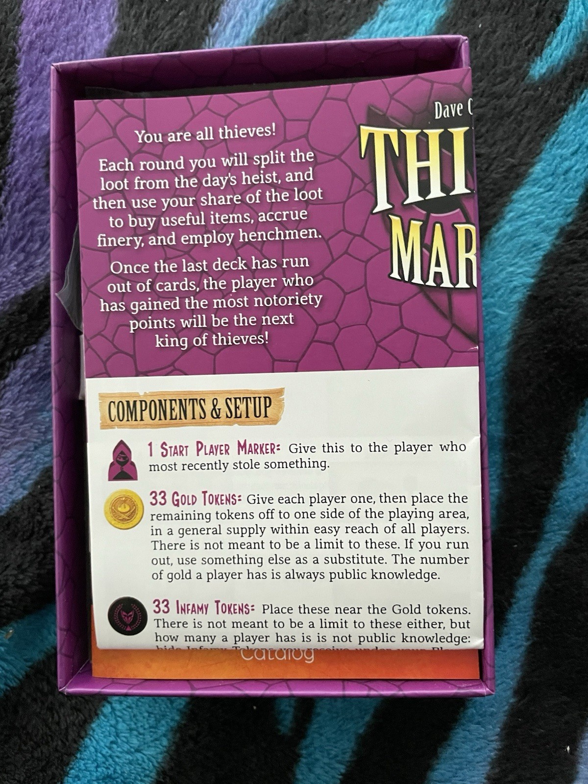 TMG Thief’s Market Dice Card Game 2016 MINT
