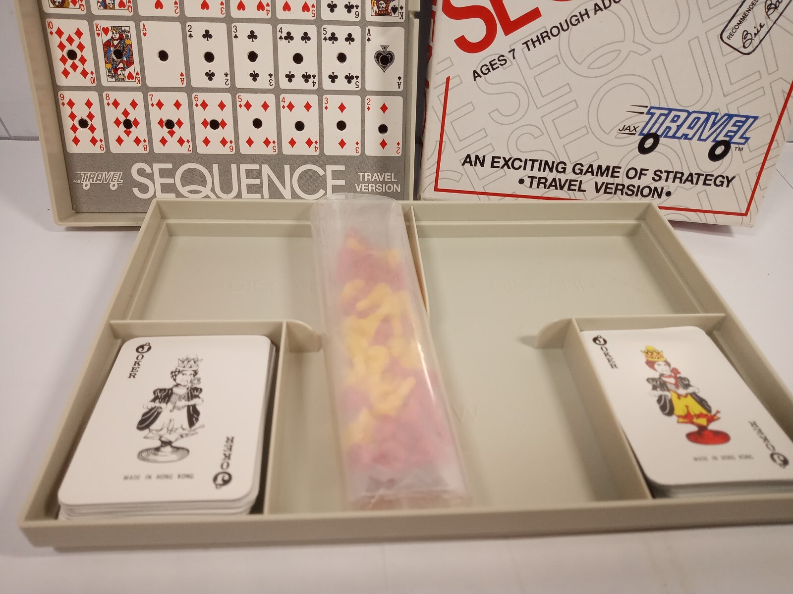 Vintage Sequence Travel Version (1994, Jax) No Instructions