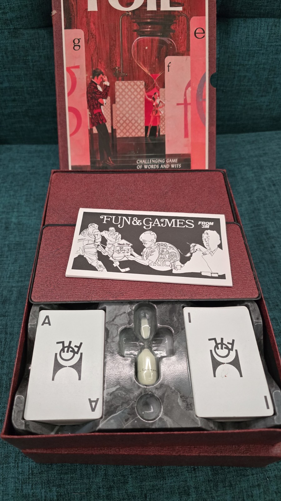 Foil Challenging Game Of Words And Wits 1968 3M Bookshelf Game