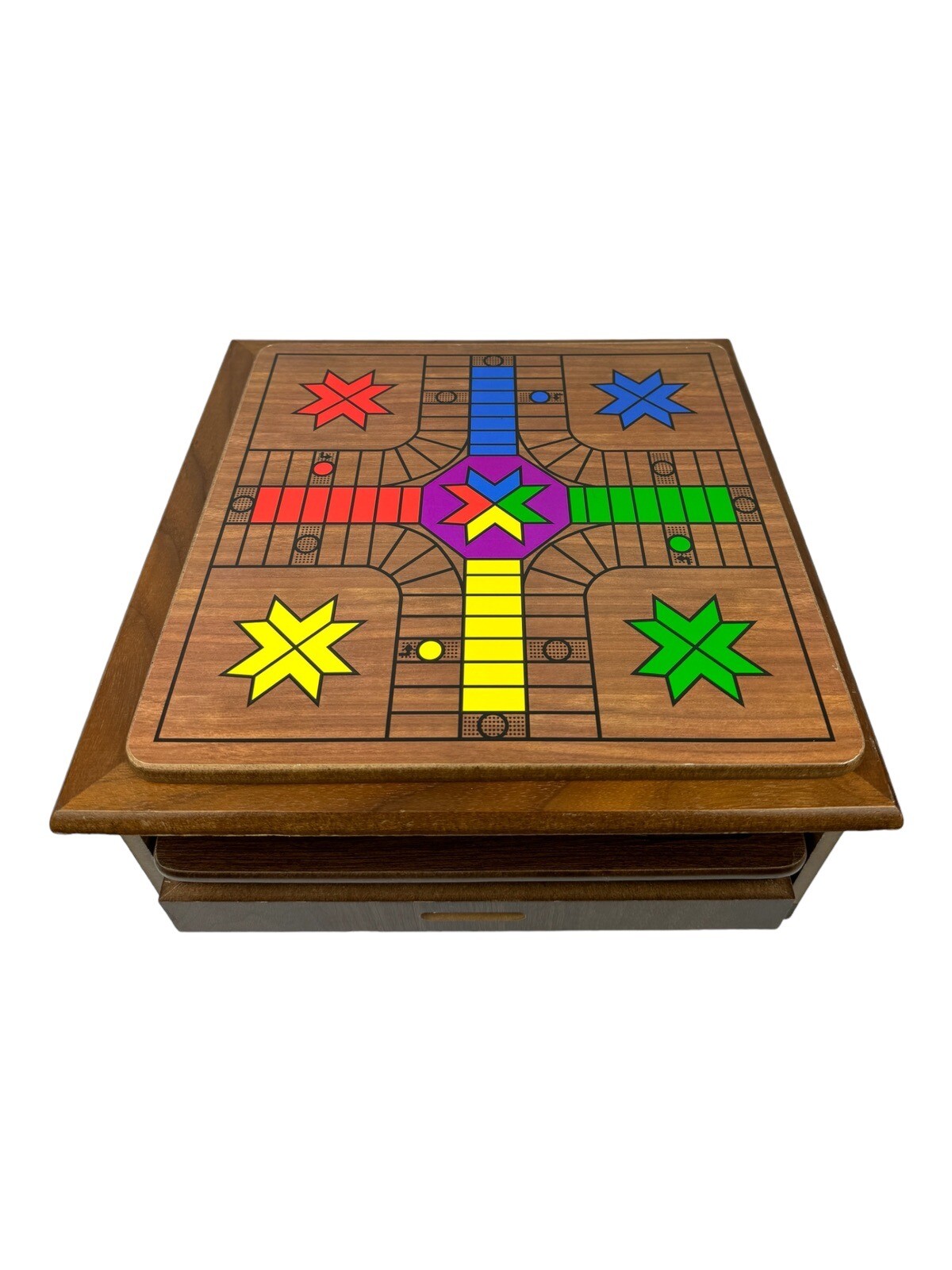 Cardinal Games Real Wood Multiple Games Retro 1980’s Classic Board Game