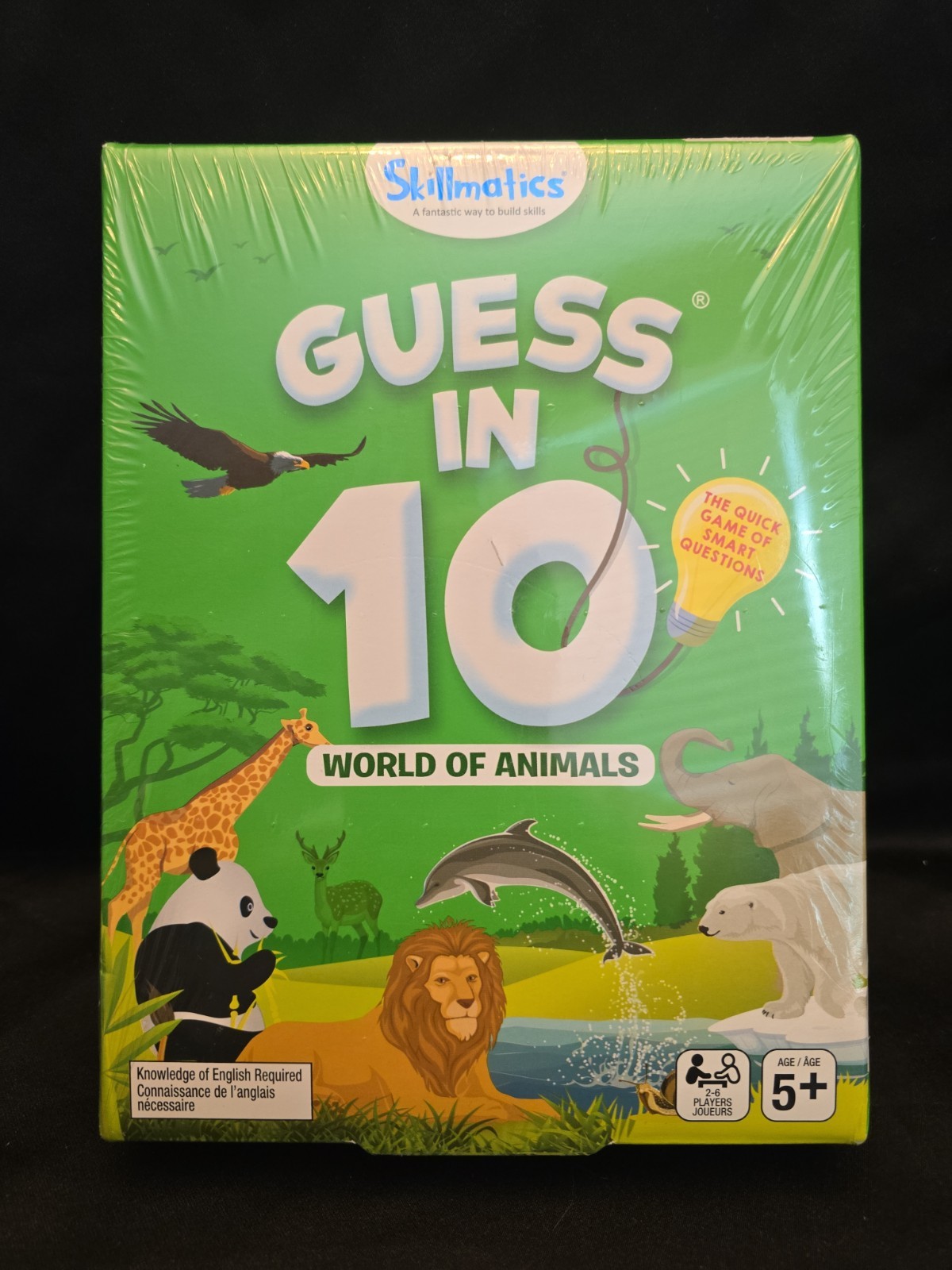 Skillmatics Guess in 10 Board Game – World of Animals – Educational Gift Ages 6+