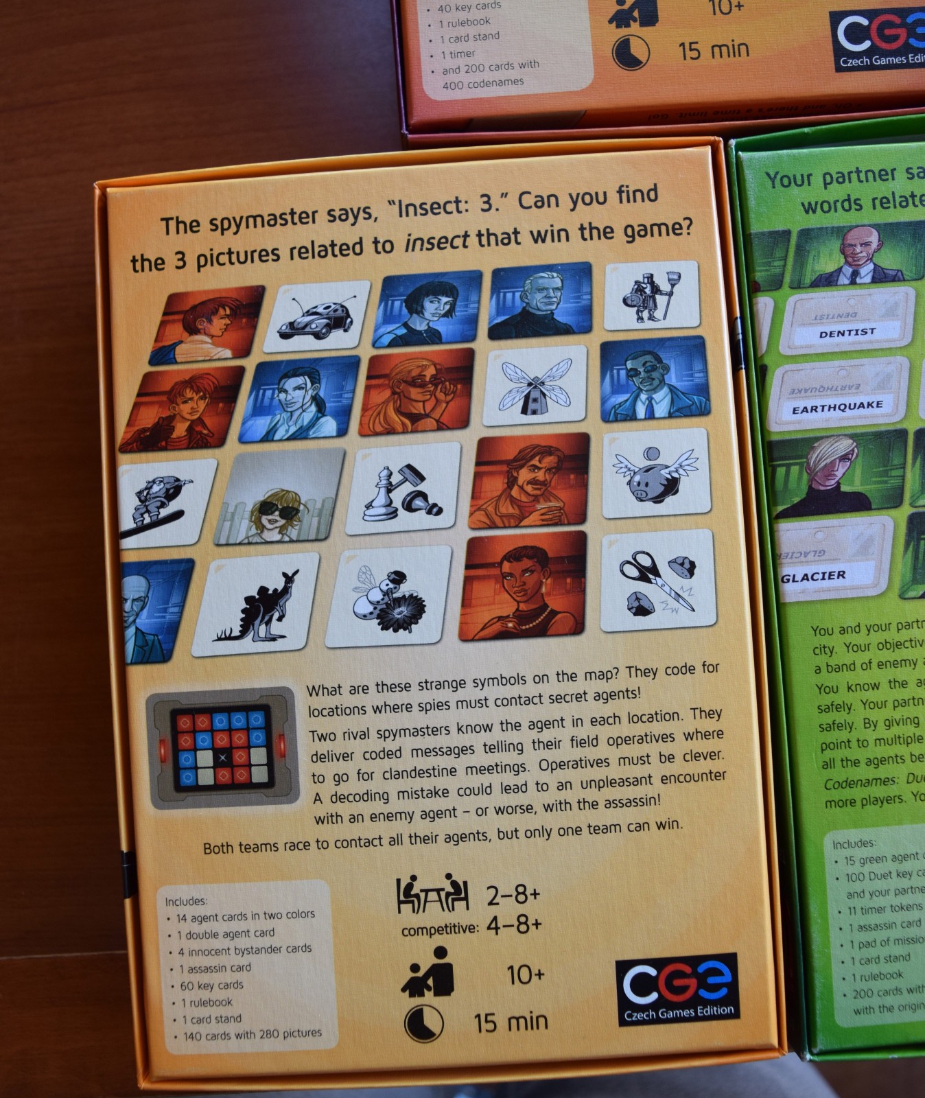 CODENAMES GAME LOT: CODENAMES, DUET, PICTURES – PLEASE READ DESCRIPTION SEE PICS