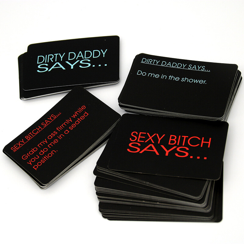 1Set Bedroom Command Game Couple Card Sex Adult Fun Card Naughty Gift Aid Battle