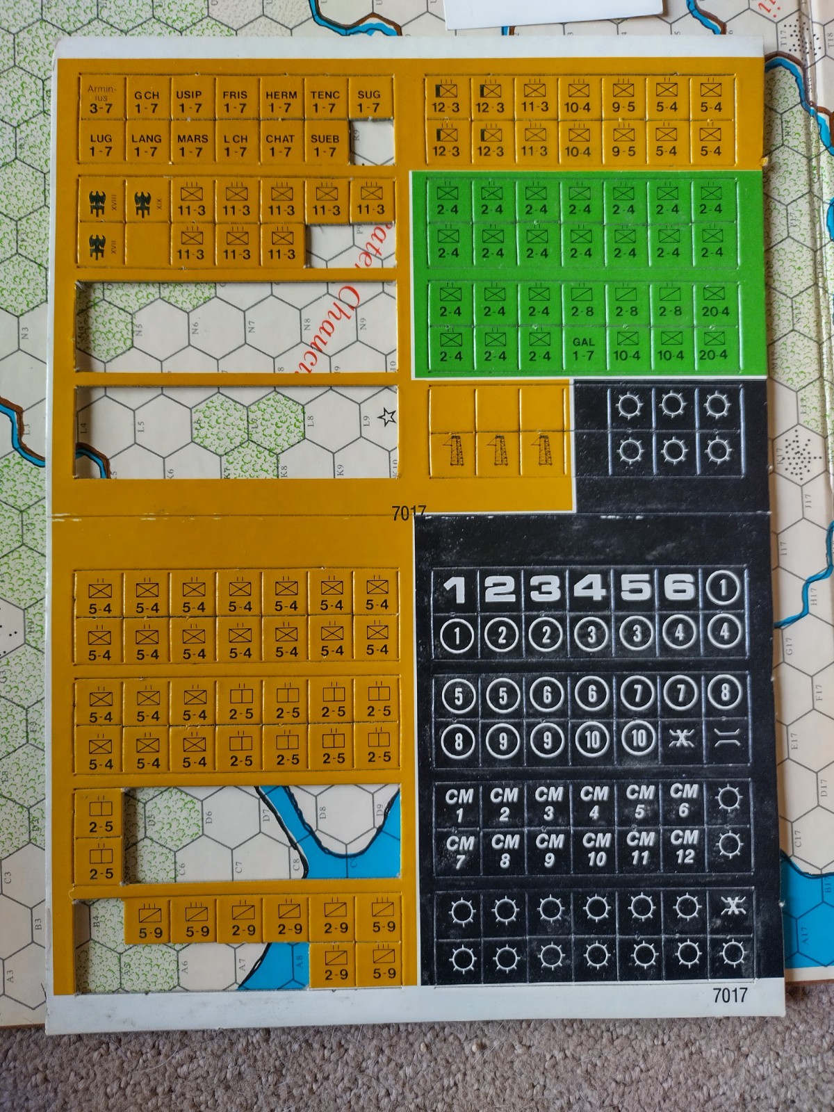 Vintage Caesar’s Legions Game-The Avalon Hill Game Company-1975 99% Complete