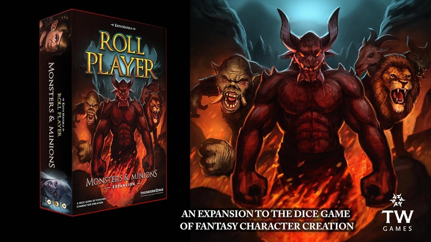 Monsters Minions Expansion for Roll Player – Strategic Fantasy Adventure