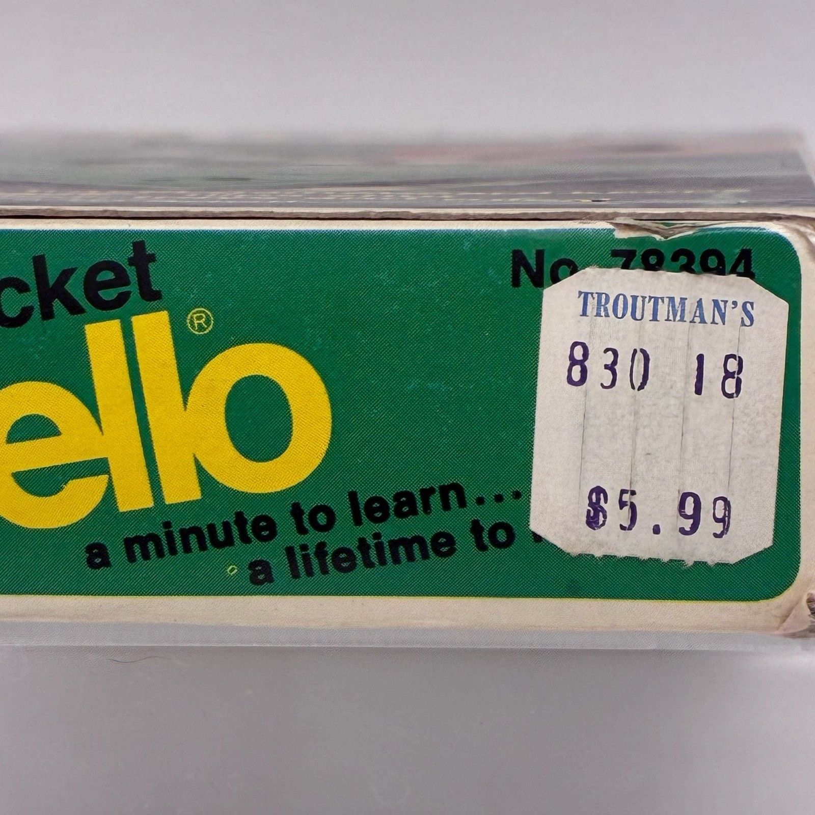 Vintage 1977 Gabriel Pocket Othello Travel Board Game
