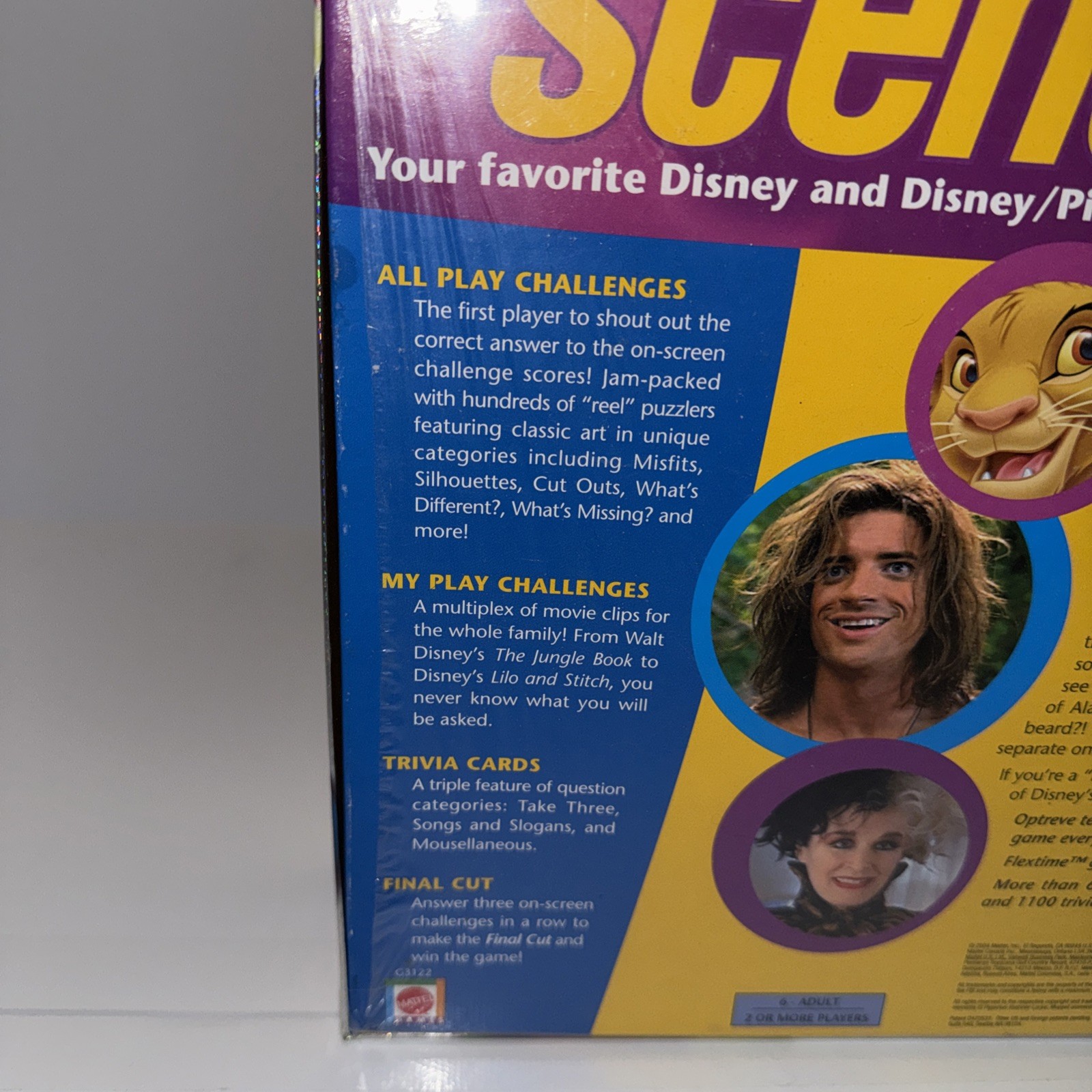2004 New! Disney Pixar Scene It? DVD Trivia Board Game 1st Edition By Mattel
