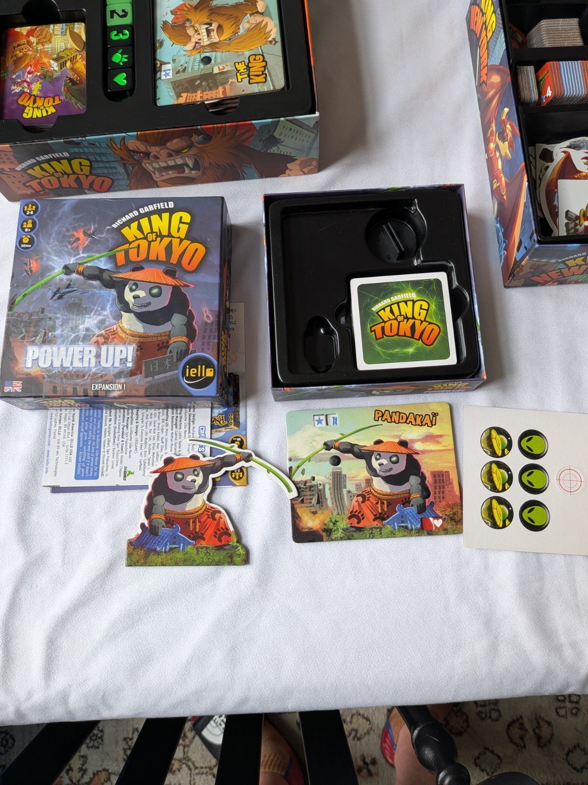 King Of New York & King Of Tokyo + Power Up Expansion For Tokyo 100% Complete