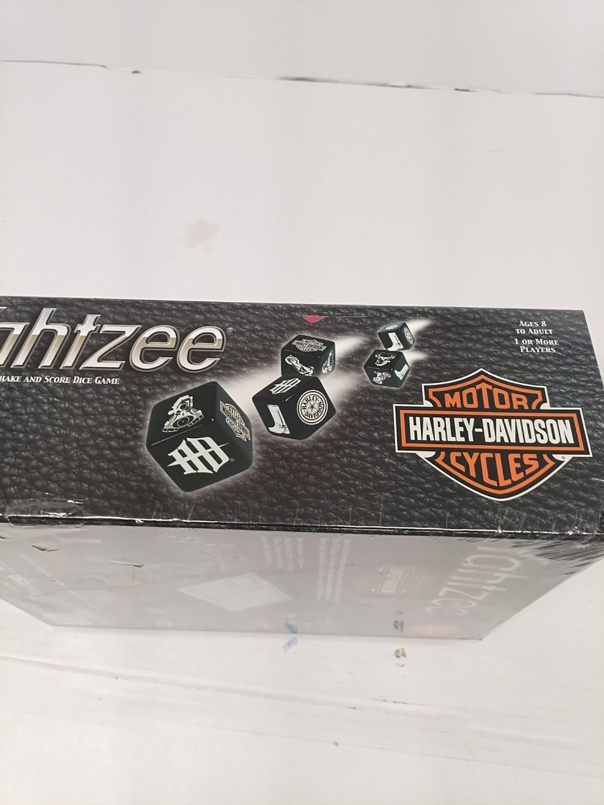 Harley-Davidson branded Yahtzee travel dice game. Sealed