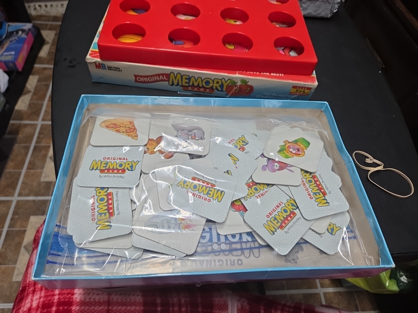 Vintage Original Memory Matching Game 1996 Milton Bradley Complete Ages 3-6