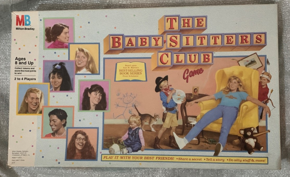 VINTAGE The Baby Sitters Club Game COMPLETE Milton Bradley 1989 BSC Girls Books