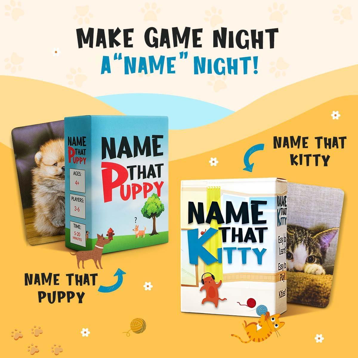 Name that Kitty – Fun Cat Game for Kids That’s Great for Family Game Night | 100