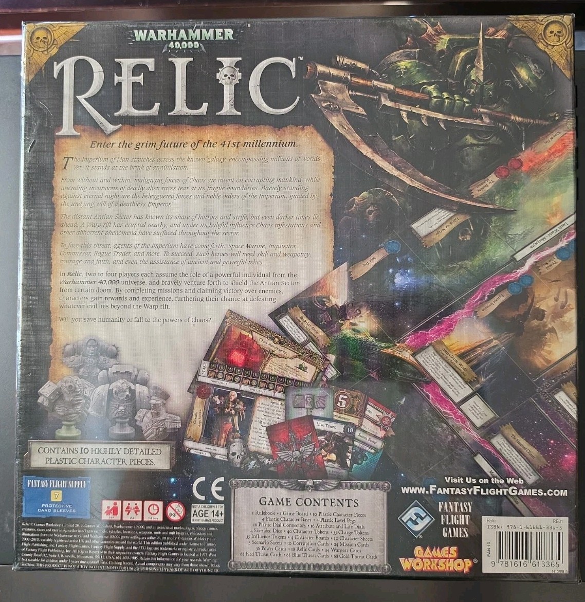 Relic (Board Game, 2013) Fantasy Flight Games Warhammer 40K