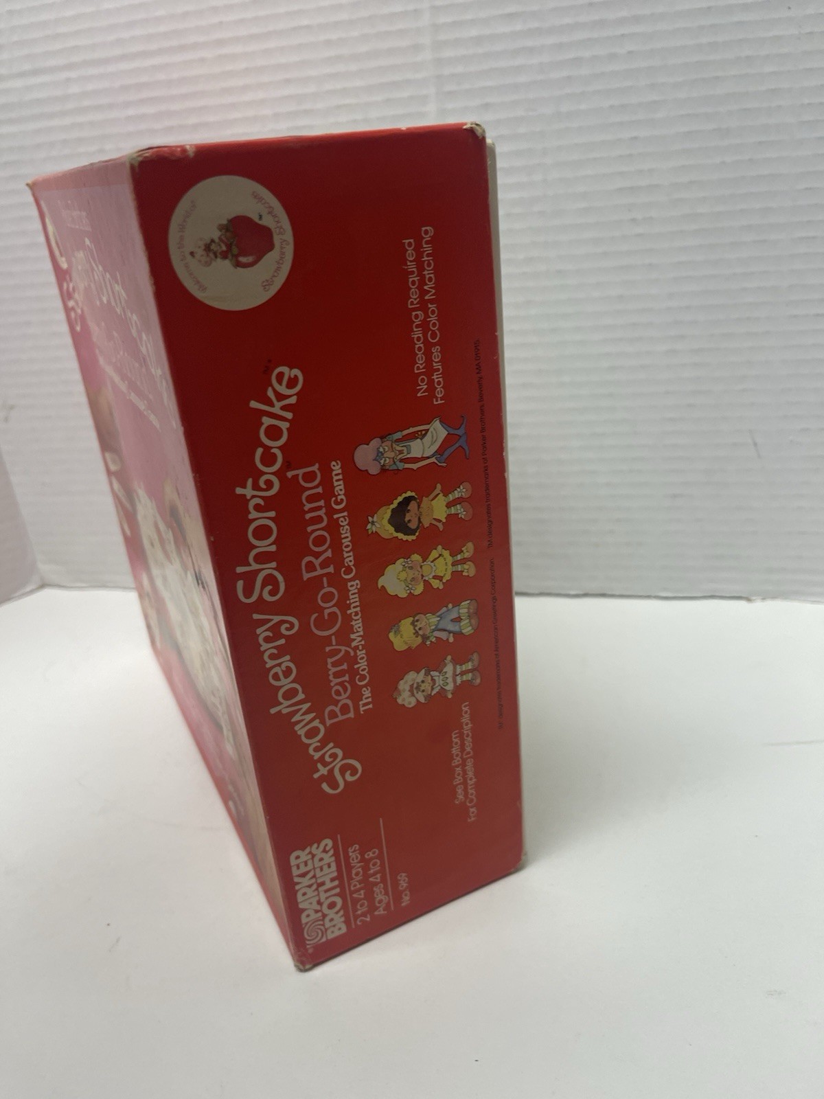 1981 Parker Brothers Strawberry Shortcake Berry-Go-Round Carousel Incomplete