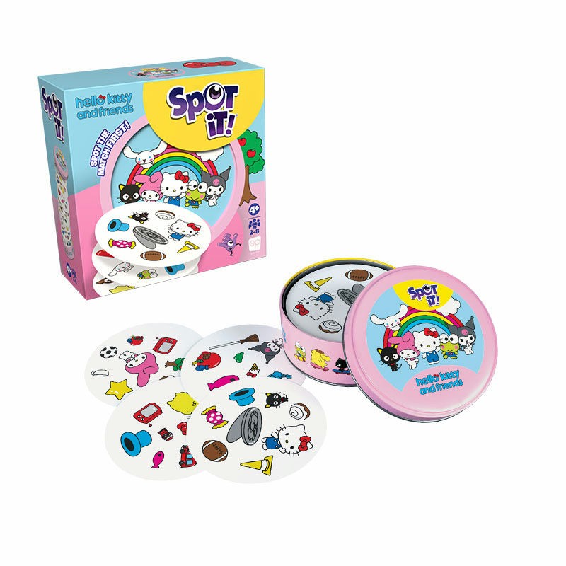 USAopoly Spot It! Hello Kitty & Friends Card Game – Fast Matching – Ages 4+