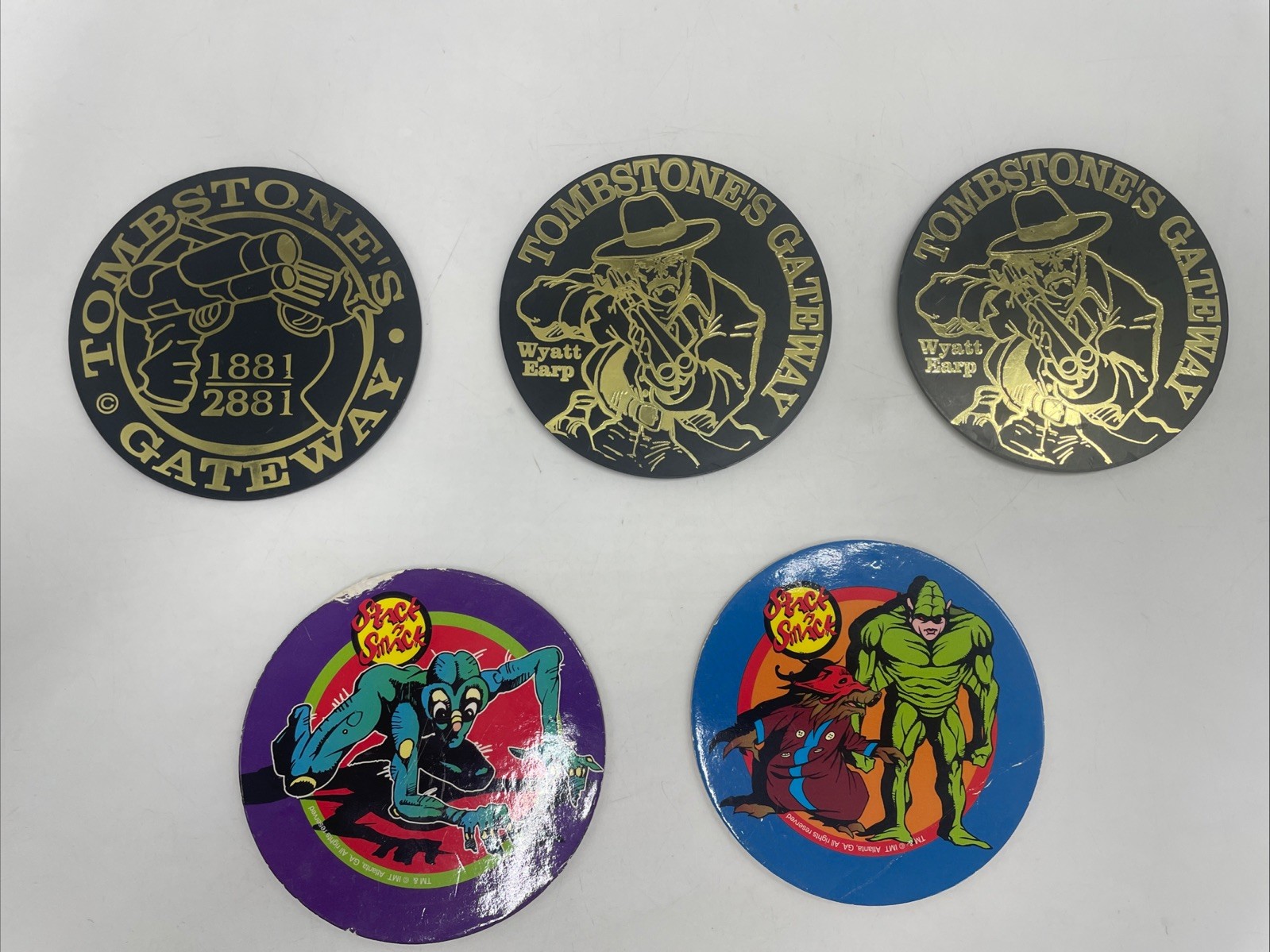 Large POGS Lot (825+ Milk Caps, 130+ Slammers, 10 Game Pads, 13 Tubes)