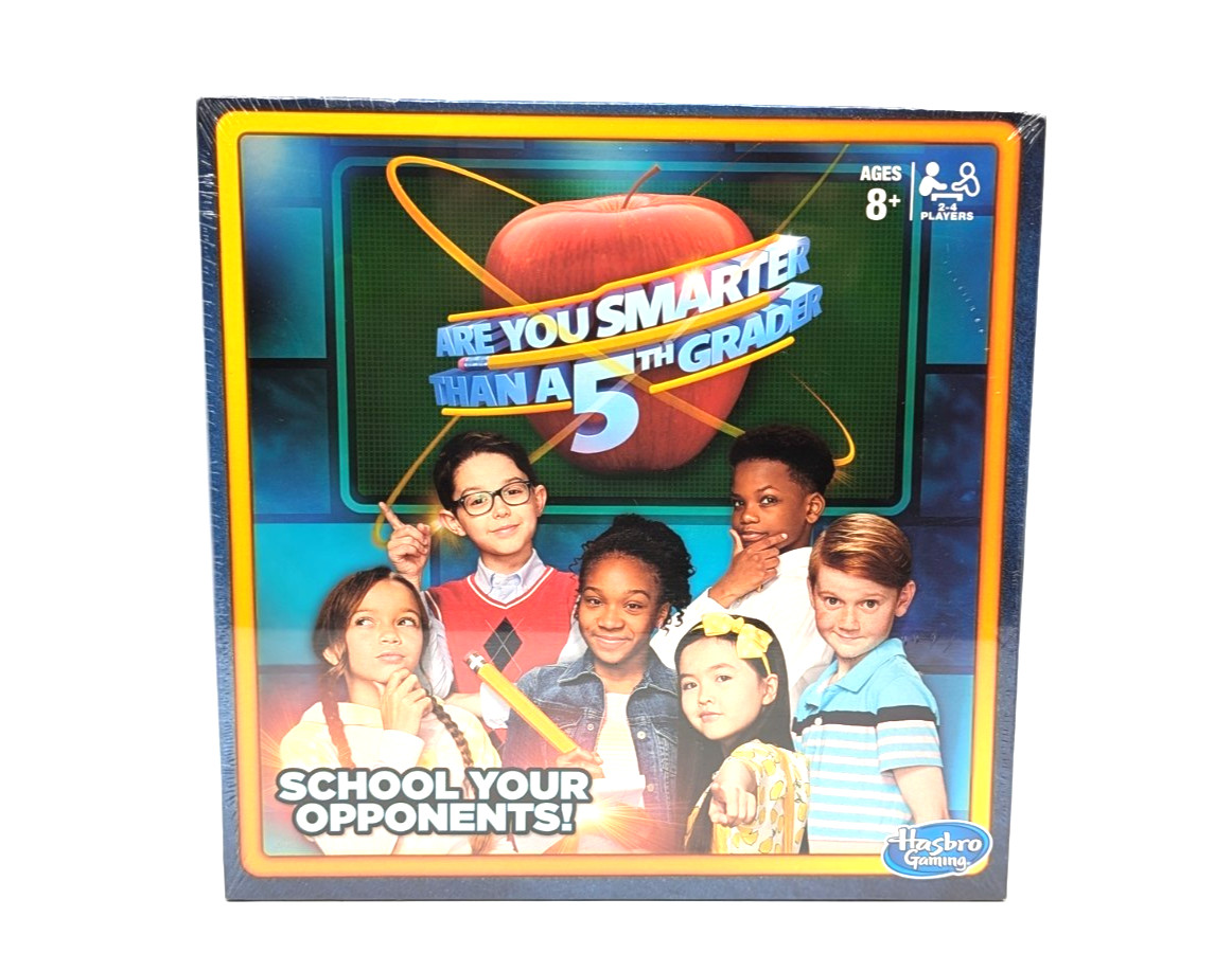 Hasbro Gaming Are You Smarter Than a 5th Grader Board Game for Kids Ages 8 & Up