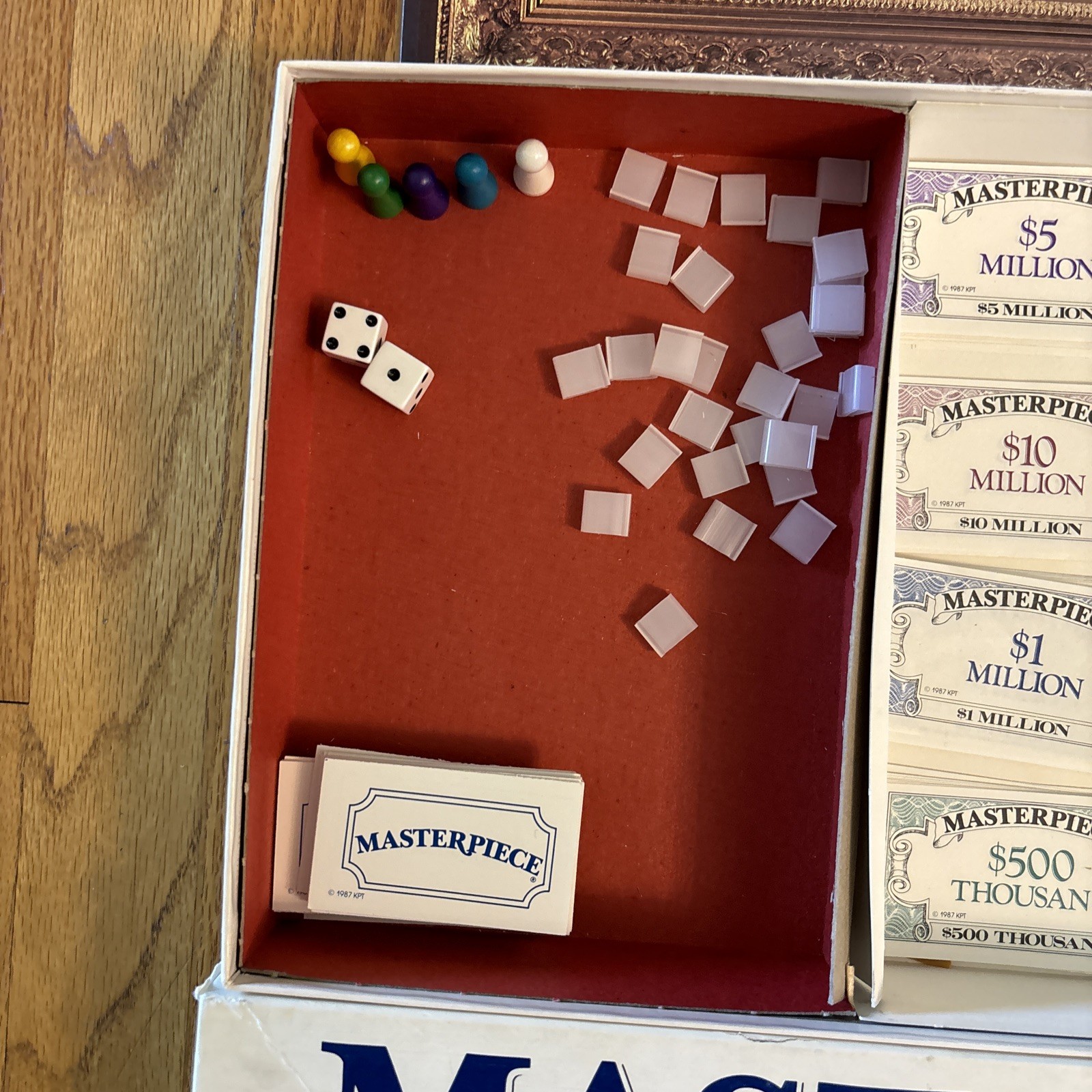 Masterpiece 1987 Parker Brothers Art Auction Board Game Complete