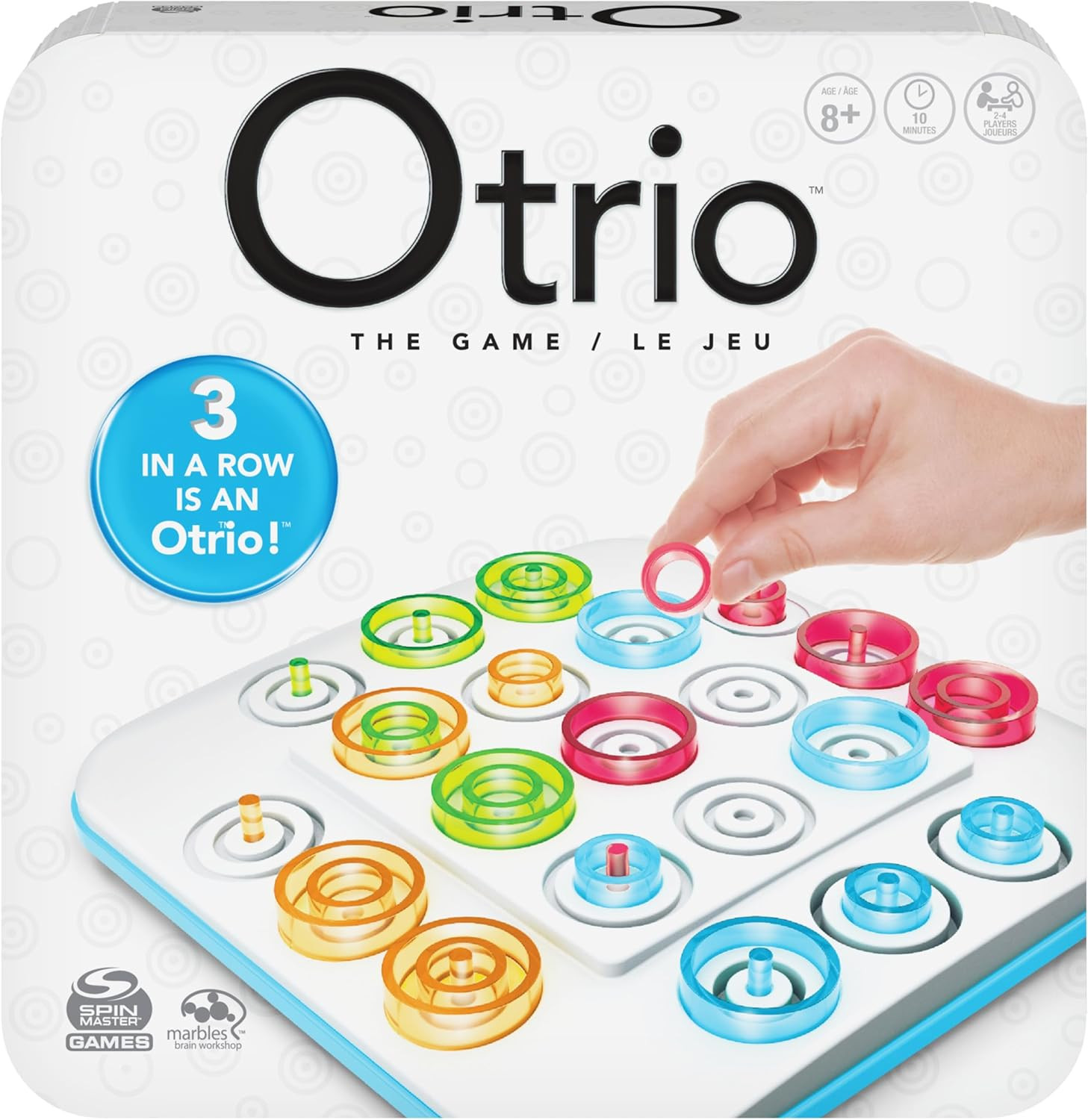 Spin Master Games, Otrio Strategy-Based Board Game, Classic Game, Advanced Tic T