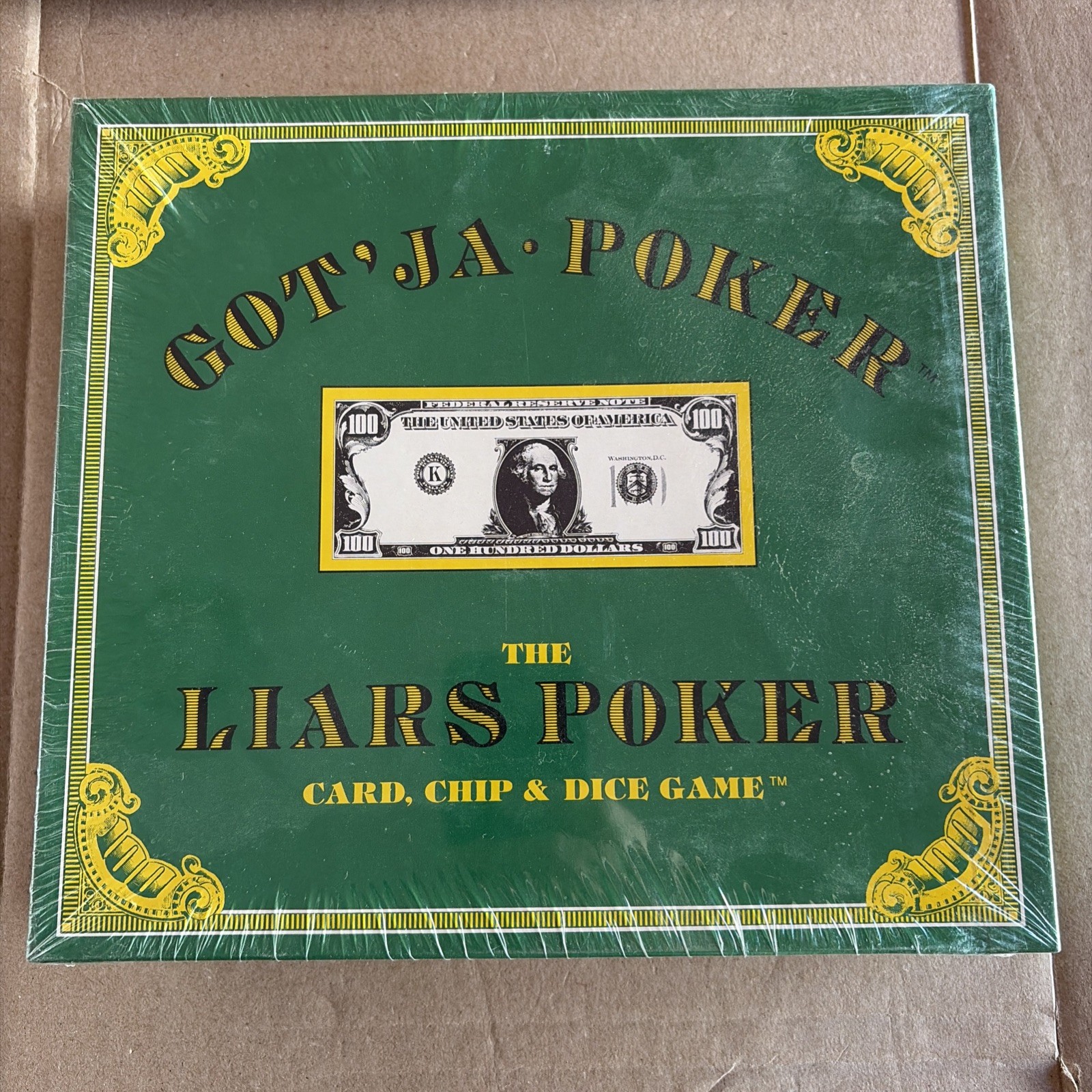 Got ‘Ja Poker The Liars Poker Card Chip Dice Game NEW