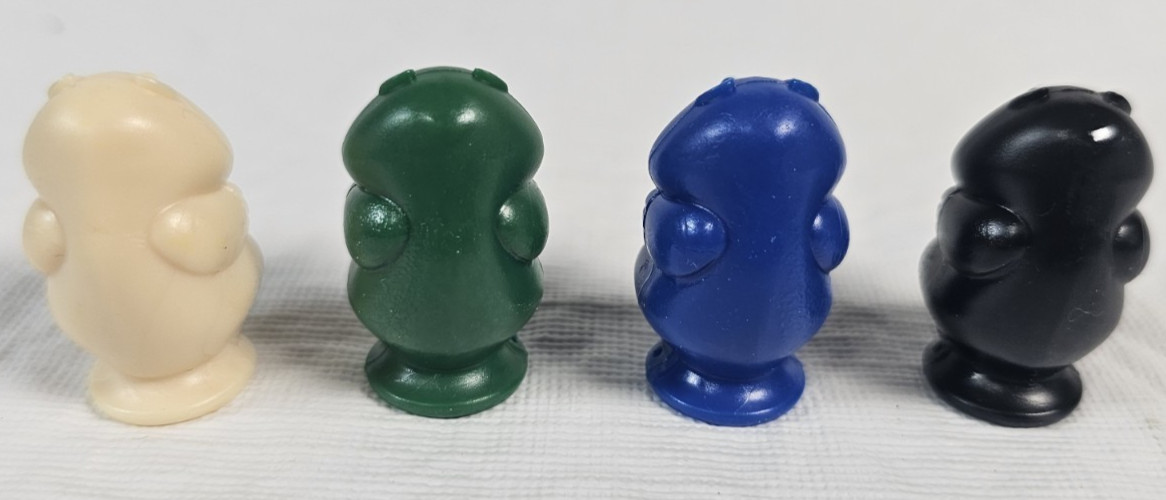 Jumanji All 4 Rhino Movers Figures Replacement Game Pieces Plastic Tokens Pawns