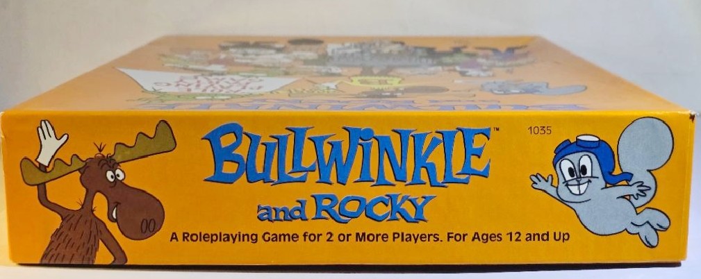 Bullwinkle and Rocky Role Playing Party Game RPG 1988 COMPLETE Unplayed MINT
