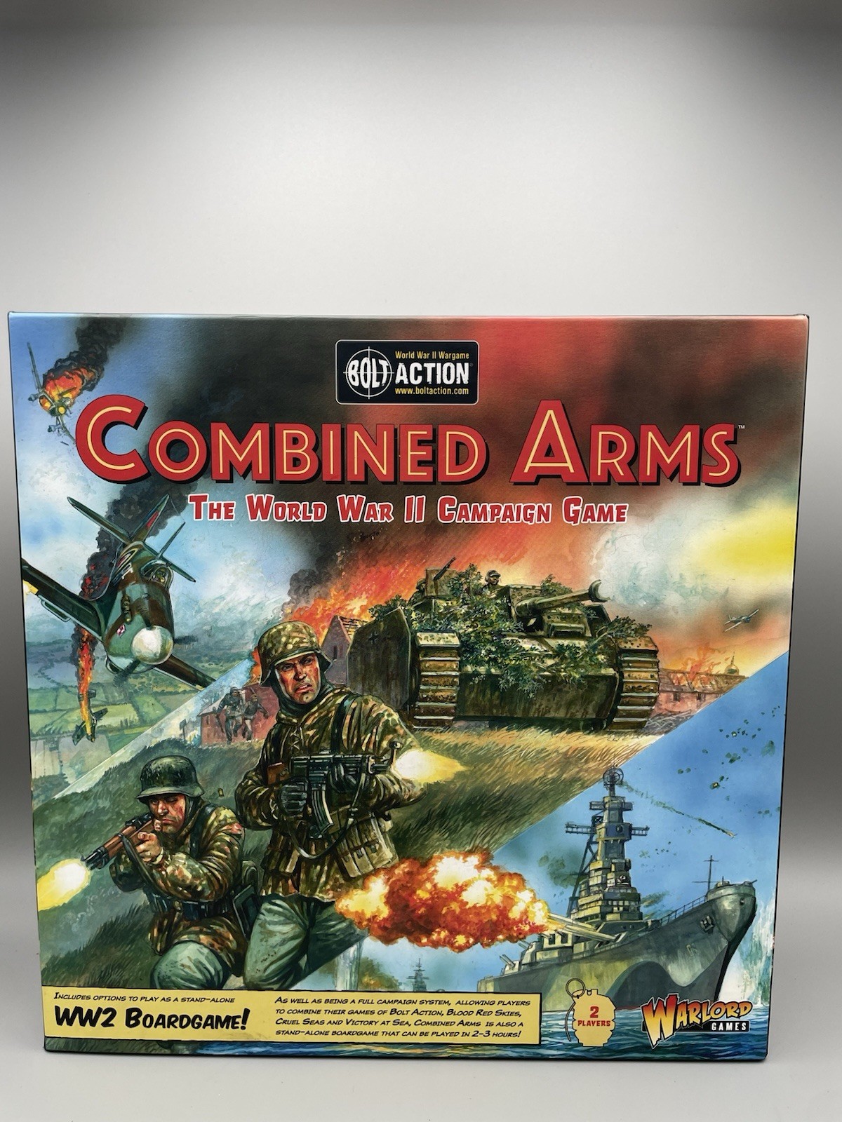 Bolt Action Combined Arms The World War II Campaign Game Board Game incomplete
