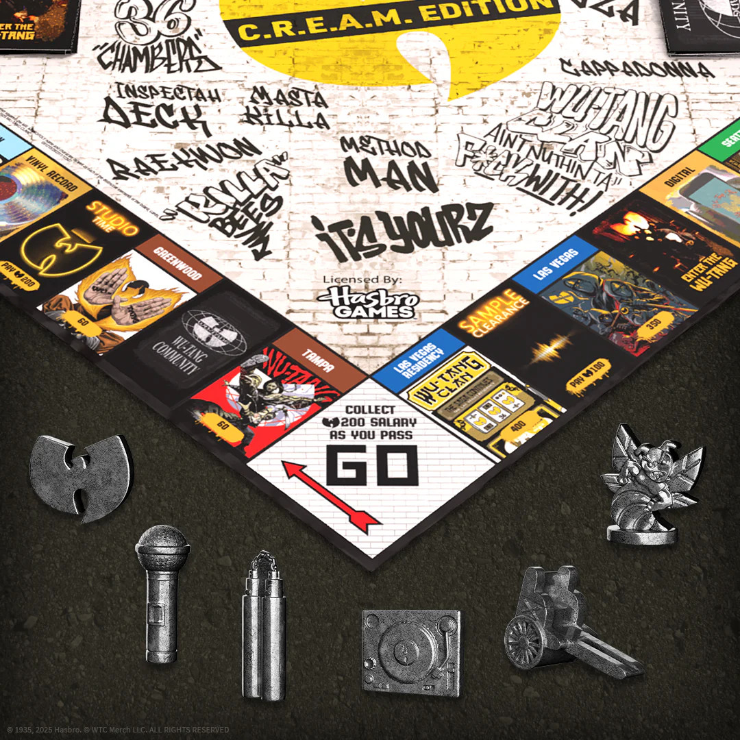 NEW Wu-Tang Clan Monopoly ONLINE EXCLUSIVE Edition w/ 3 bonus Wu tokens & poster
