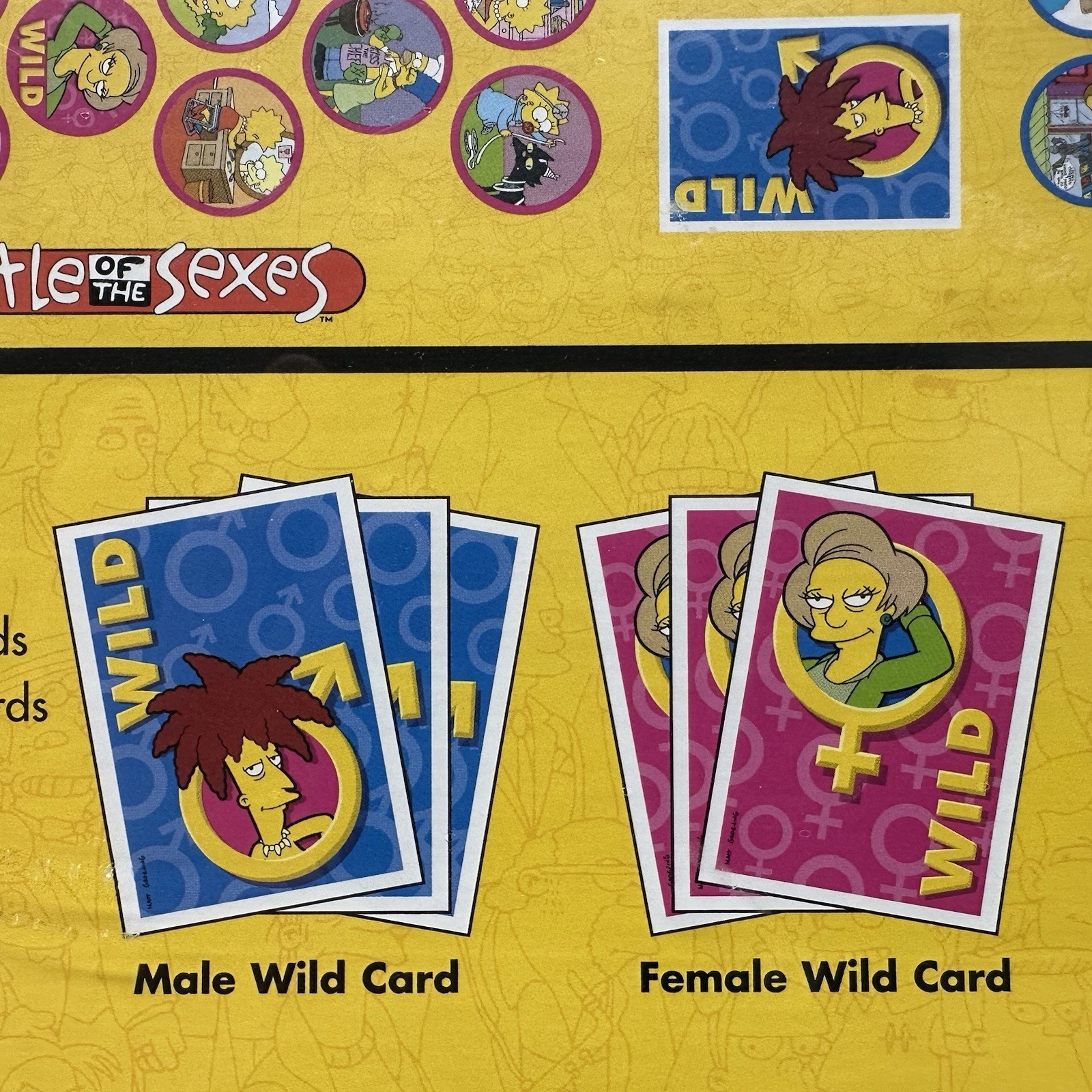 The Simpsons Battle Of The Sexes Board Game Spouses Vintage 2003 Ages 12+ NEW!