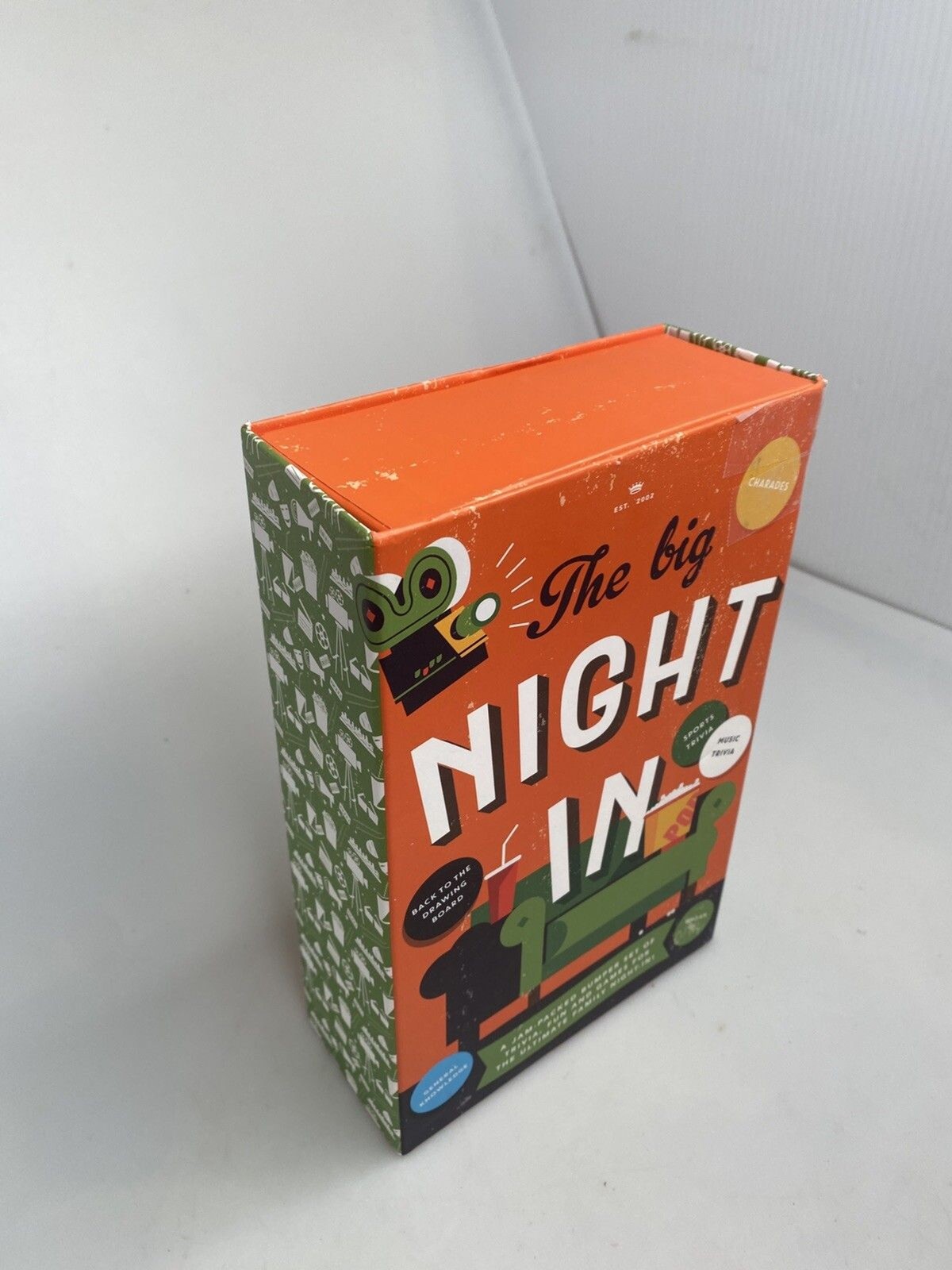 Professor Puzzle The Big Night In Trivia Game Preowned in Box Complete-