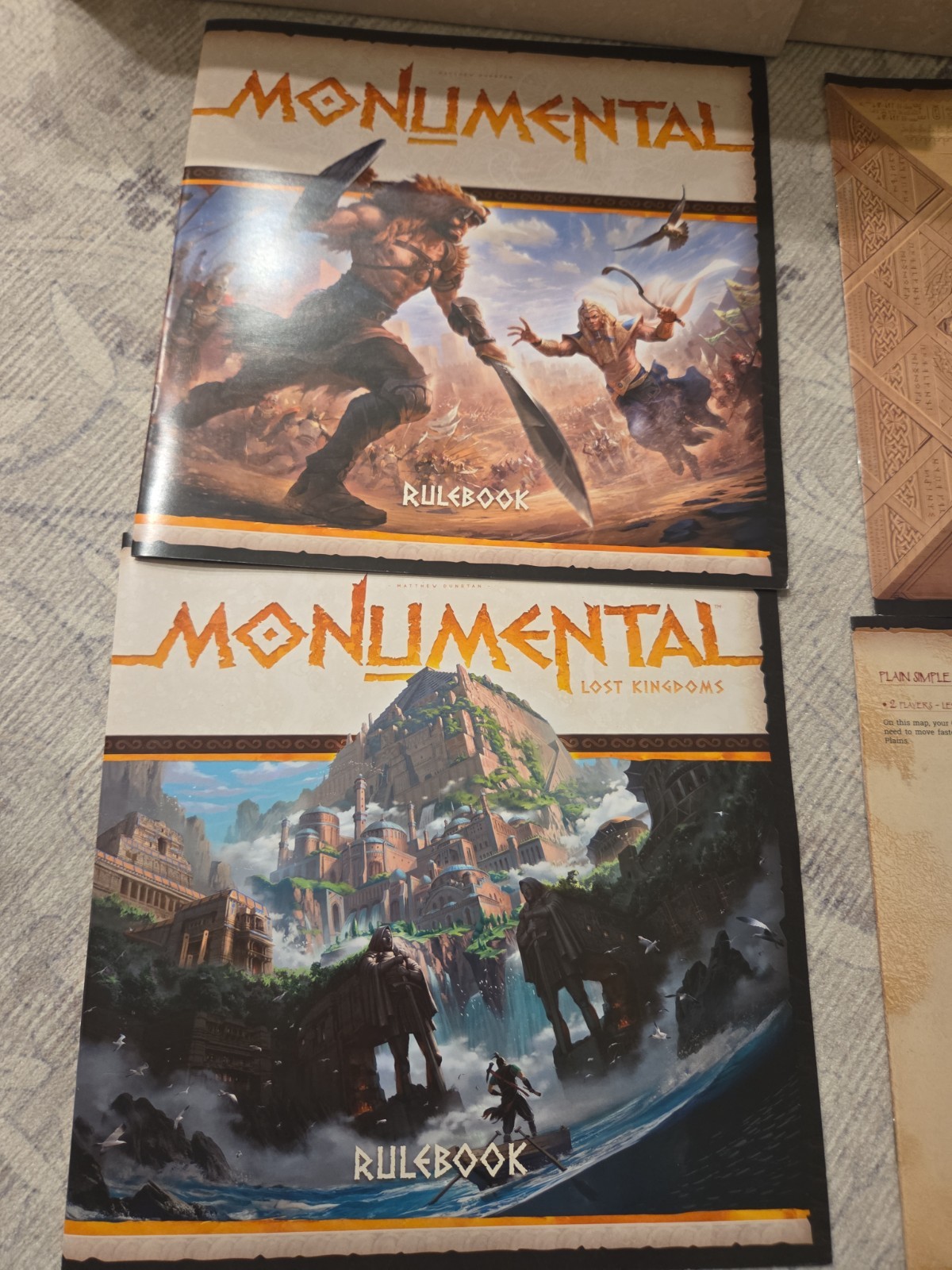 Monumental Board Game /w Lost Kingdoms and African Empires Expansions Complete