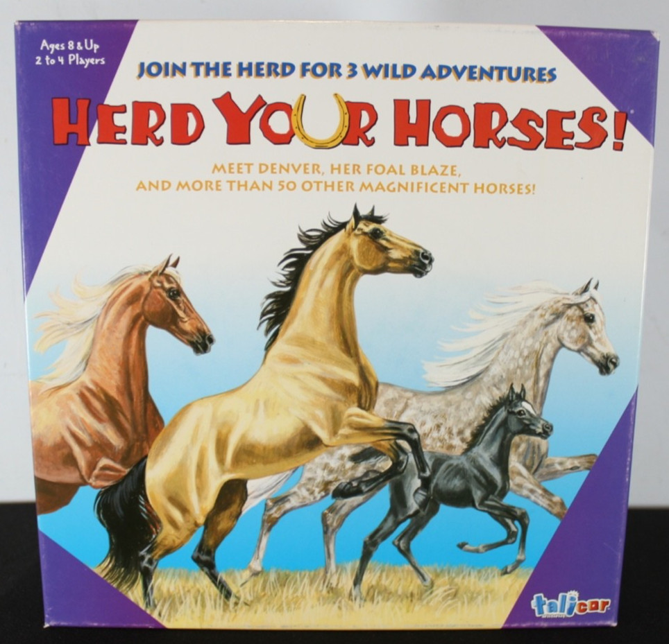 Herd Your Horses Board Game 3 Wild Adventures Aristoplay 2016 Sealed NEW OPEN BO