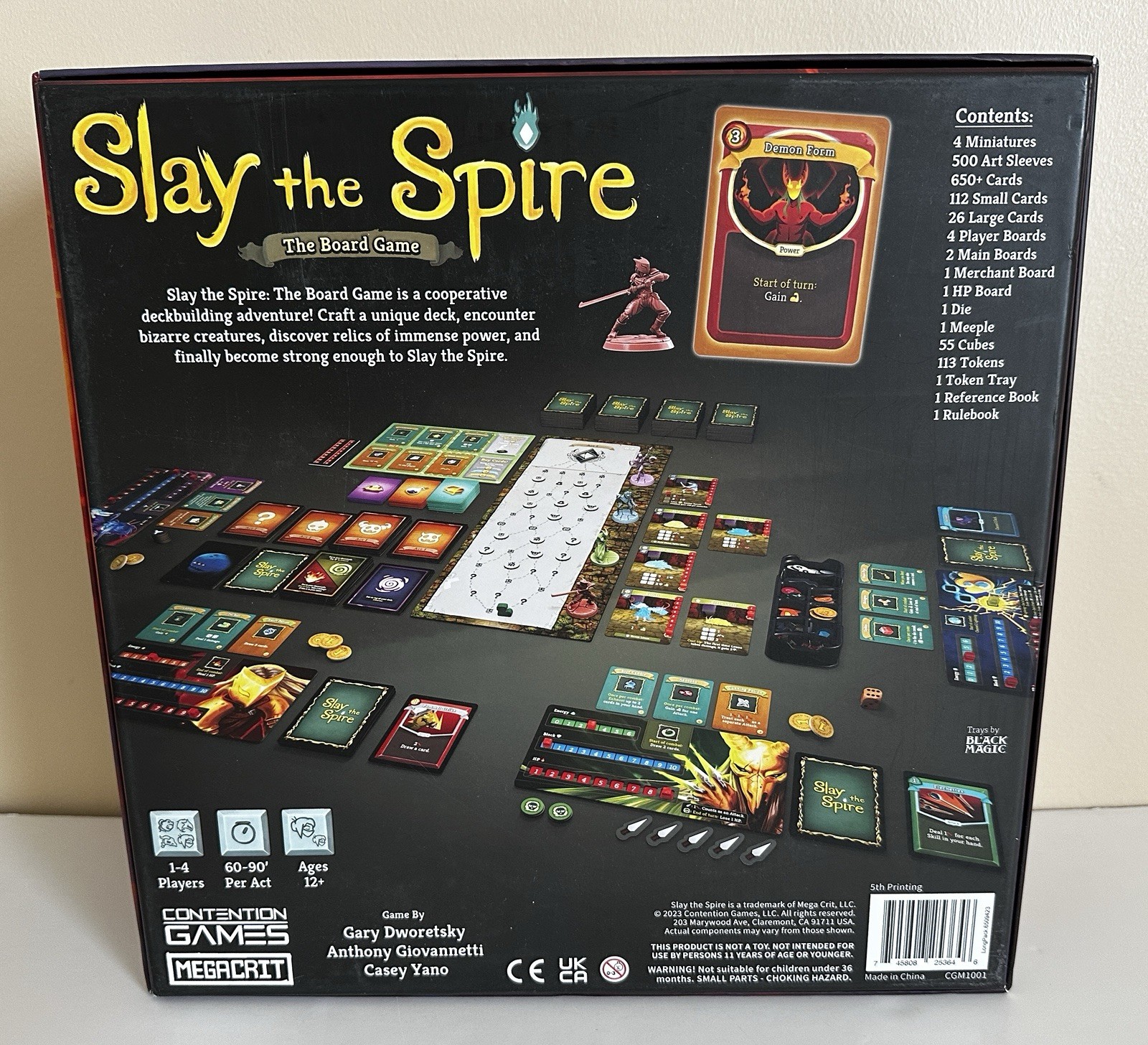 Slay the Spire The Board Game, Contention Games, Cooperative 1-4 Players, READ