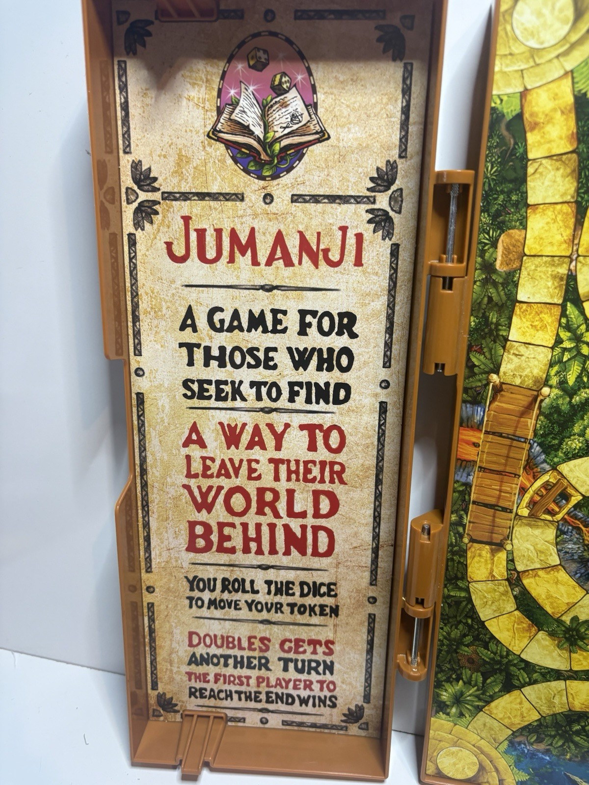 Jumanji Deluxe Electronic Board Game Adventure Game Spin Master Preowned