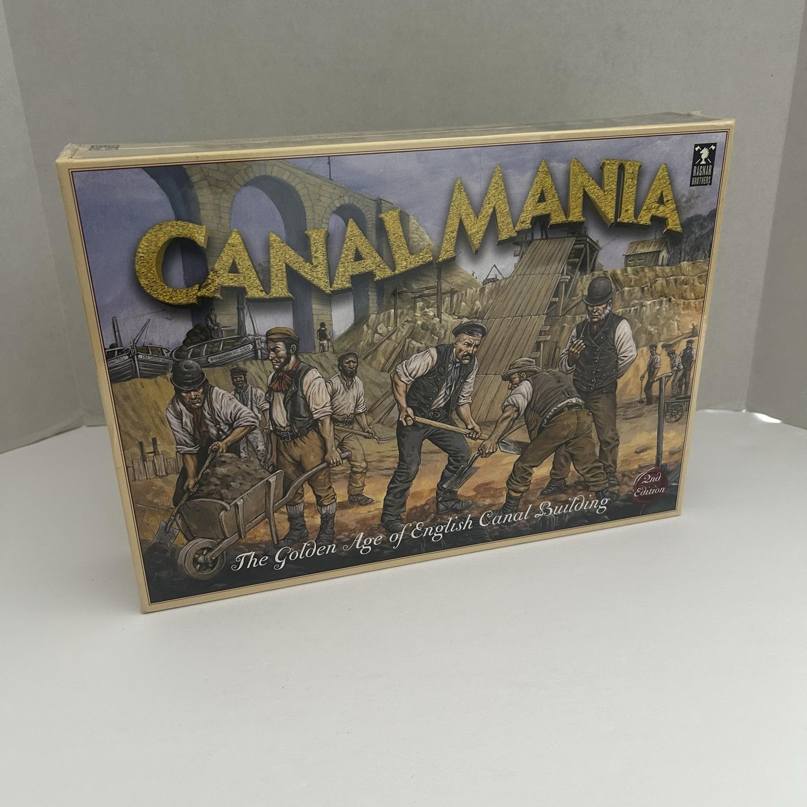 Ragnar Brothers Canal Mania Strategy Board Game 2006 2-5 Players 14+ New Sealed
