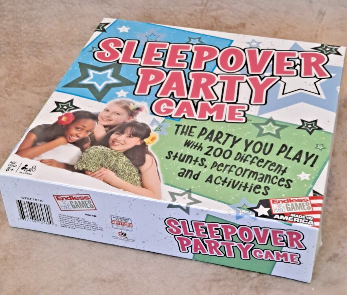 Sleepover Party Game Age 8 – Adult 3+ Players Brand New & Sealed!