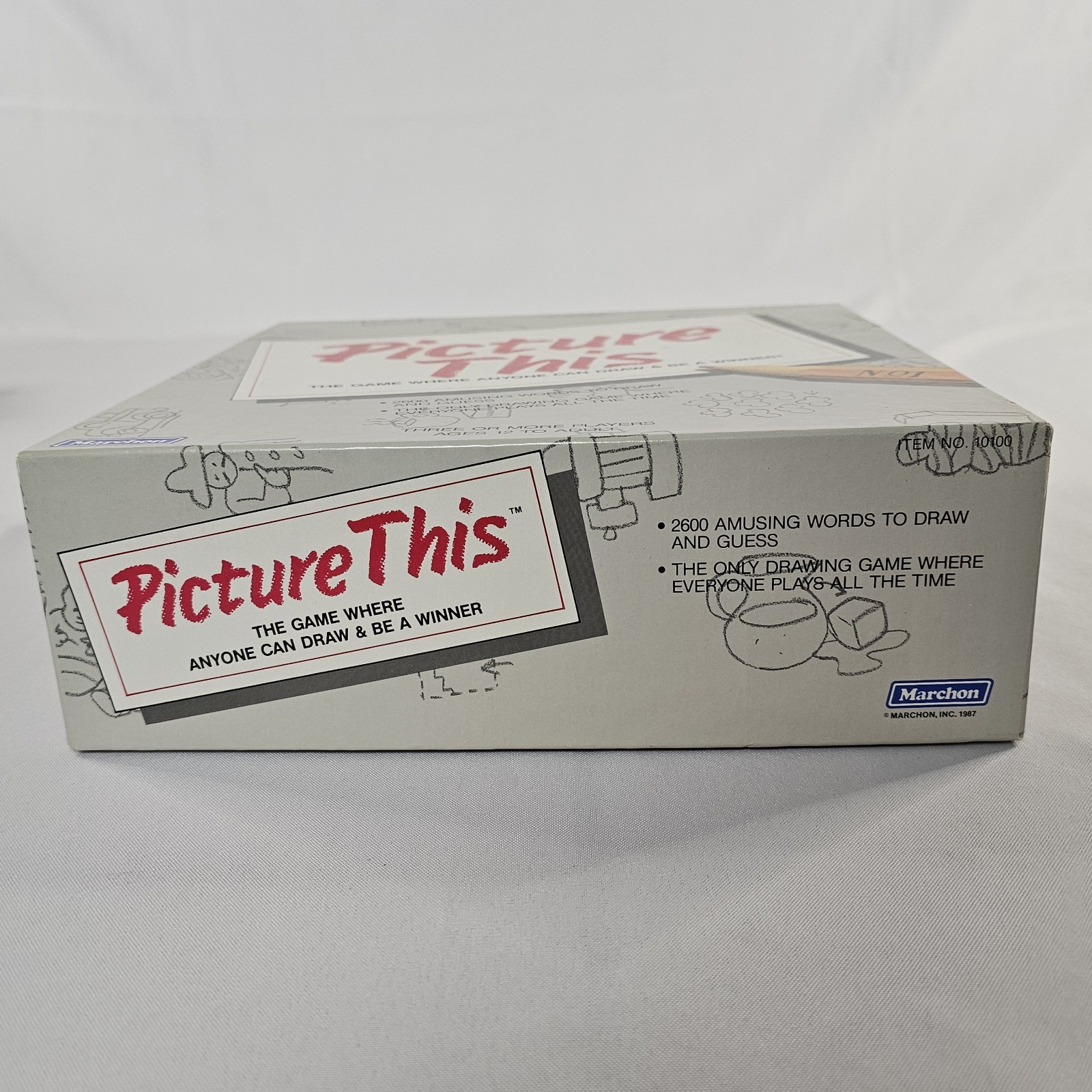Vintage Picture This Board Game By Matchon Inc. 1987 UNUSED New Open Box READ⬇