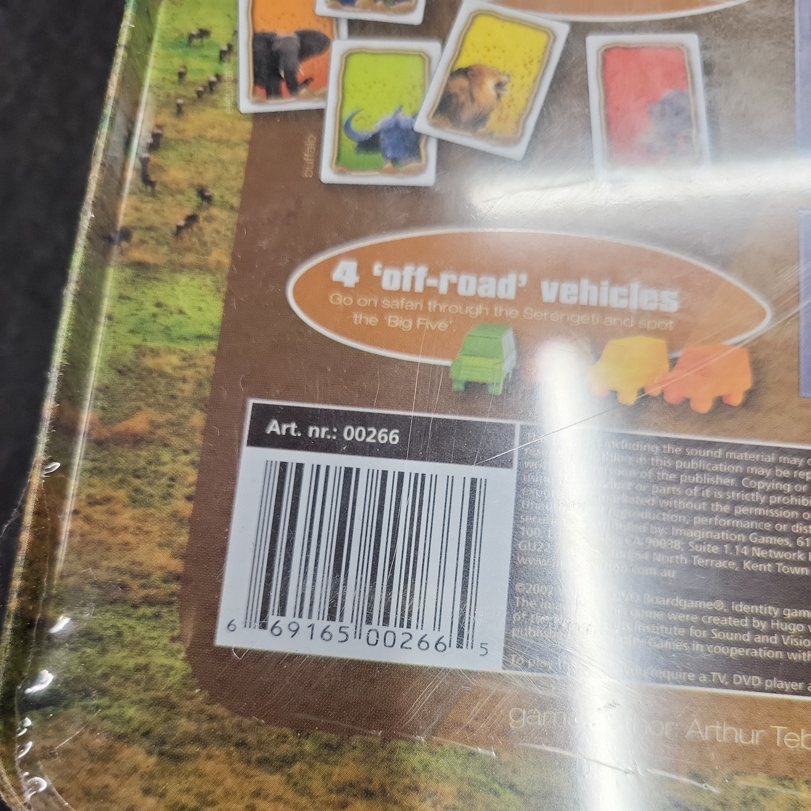 Imagination WildLife DVD Board Game In Tin 2-4 Players Ages 8+ Identity Games