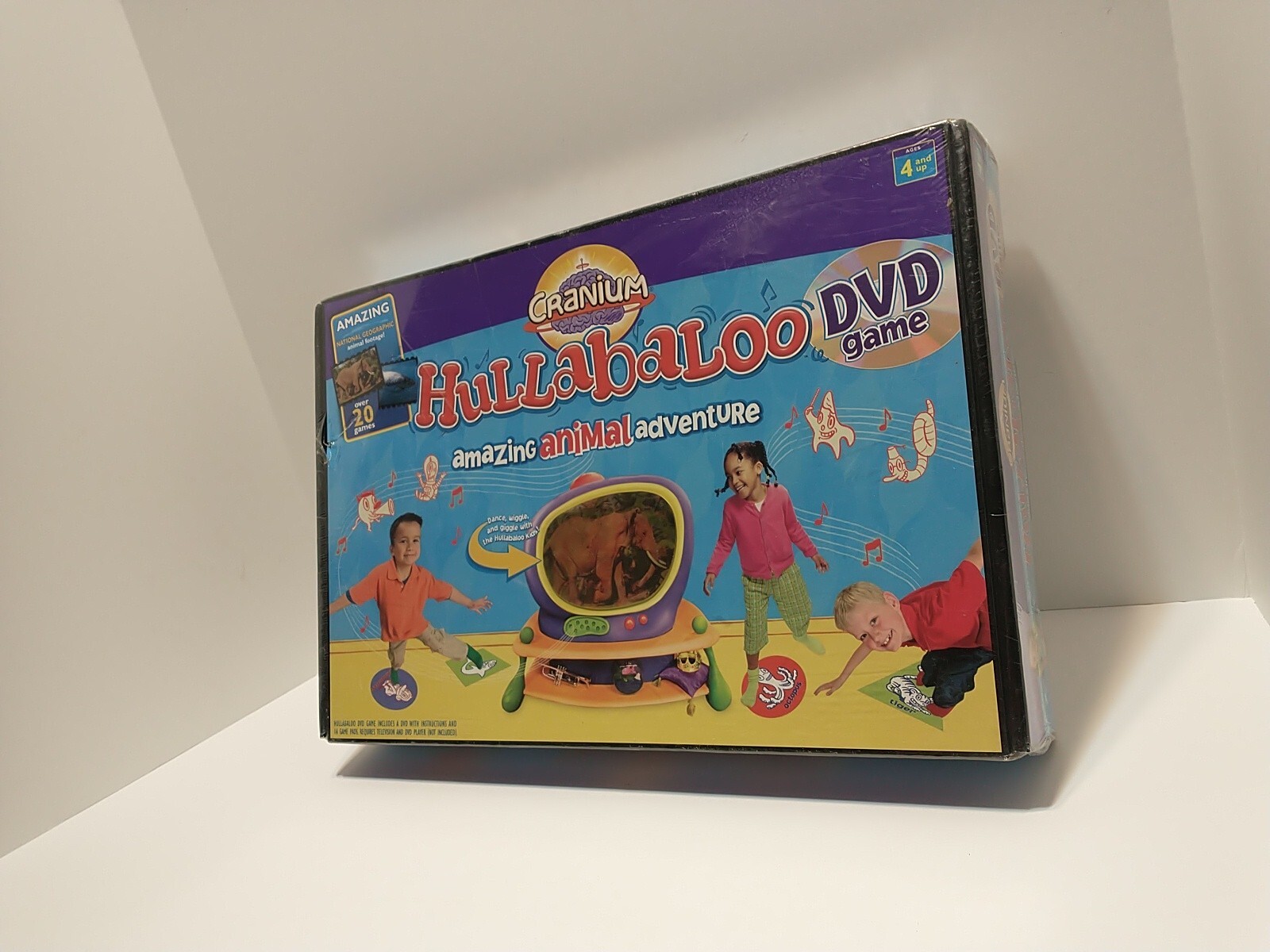 Cranium Hullabaloo Dance DVD Game Amazing Animal Adventure 4 and up New Sealed