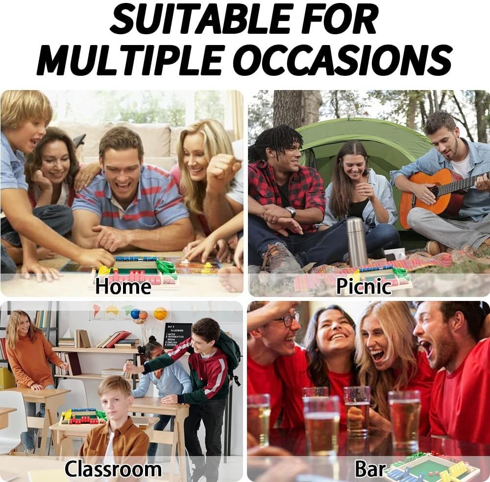 Portable Shut The Box Game – Engaging Math Fun for Home, Classroom & Parties