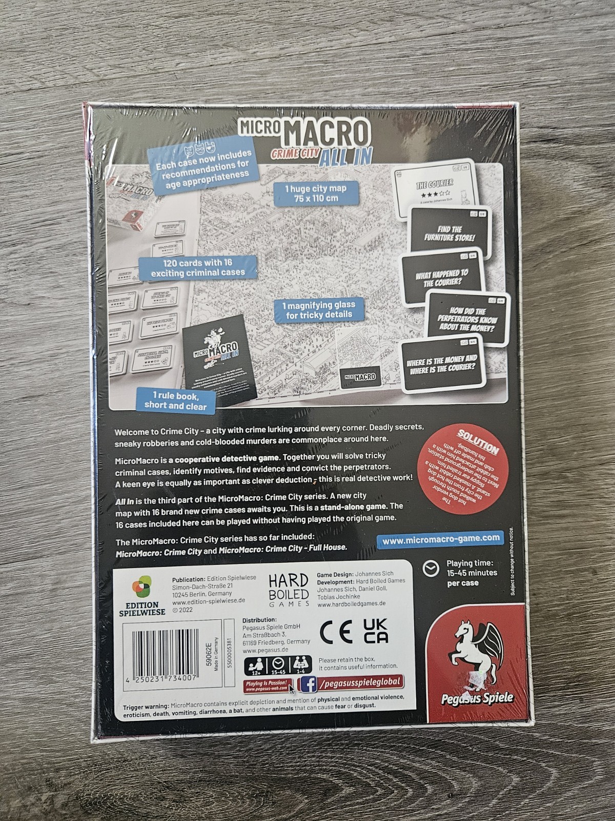 MicroMacro: Crime City (All In) Pegasus Spiele (Johannes Sich)