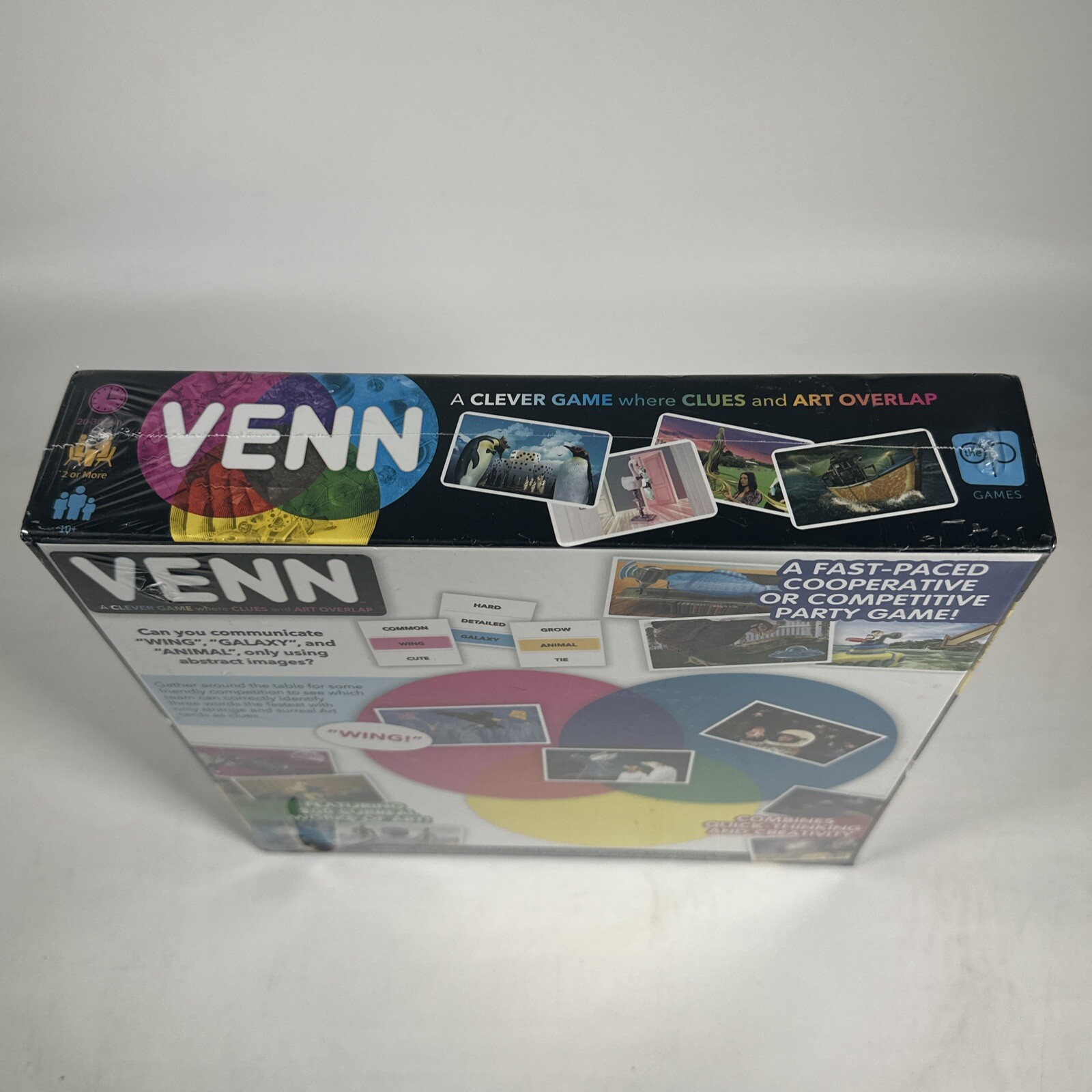Venn Board Game Family Game for 2+ Players Cooperative Competitive Art Ages 10+