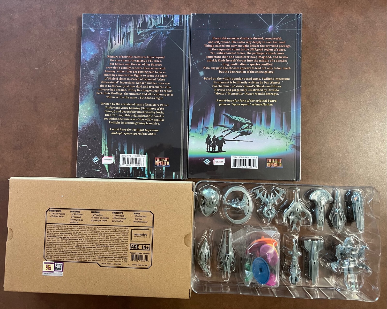 CMON Comics Vol 2 Twilight Imperium Corrupted Space Firmament + Extras + Ship!!