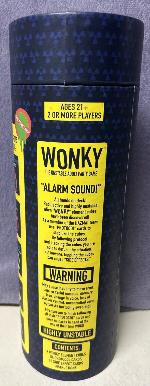 WONKY – USAOpoly Boardgame – The Unstable Adult Party Game Box Excellent!