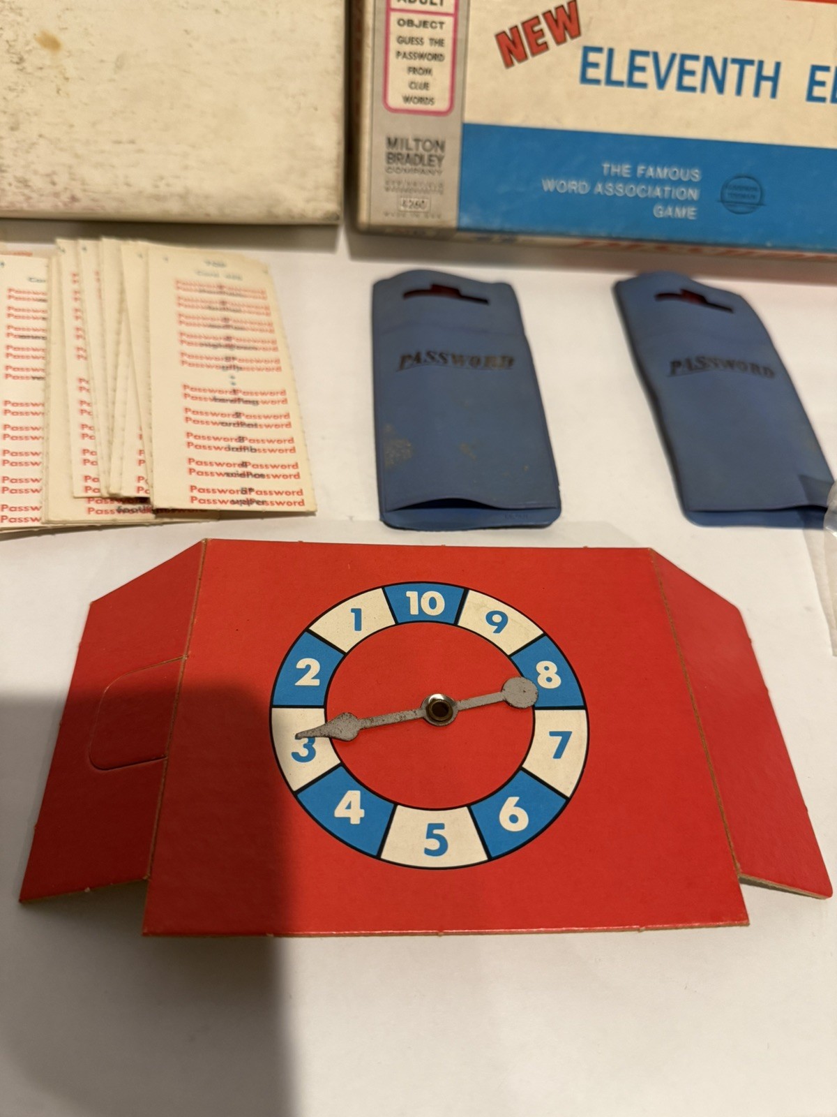 Password 11th Edition Game Milton Bradley Company Vintage 1970 -Ages 10 to Adult