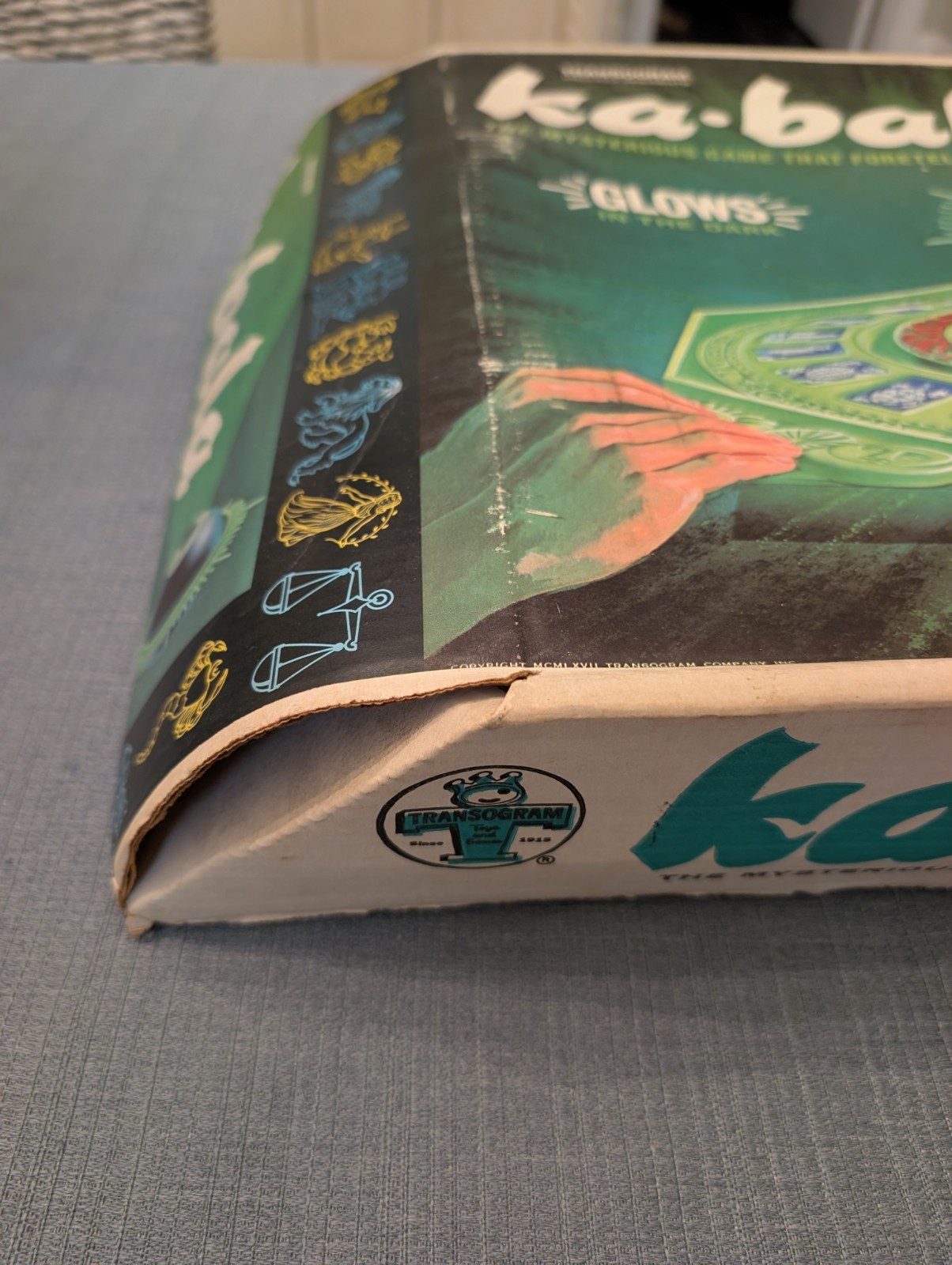 Vintage 1967 TRANSOGRAM Ka-Bala Fortune Tarot Board Game 1967 RARE in Box