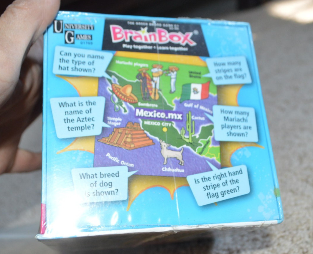 THE WORLD The Brain Box Memory Game 2018 Edition New Never Used Sealed